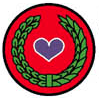 Red Wound Badge